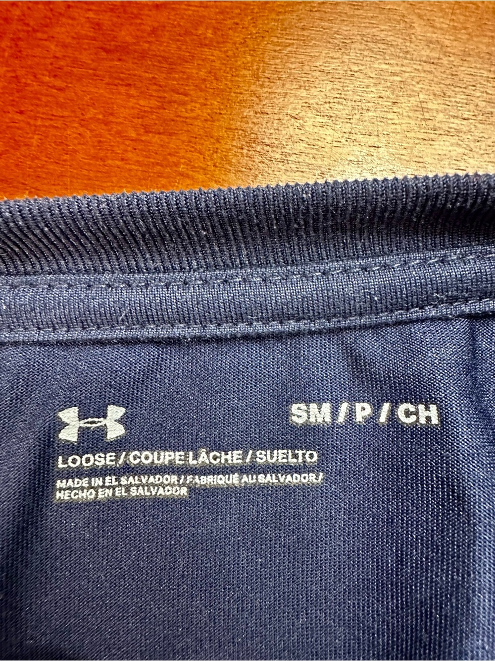 Under Armour Navy Long-Sleeve YALE Performance Shirt - Picture 4 of 5